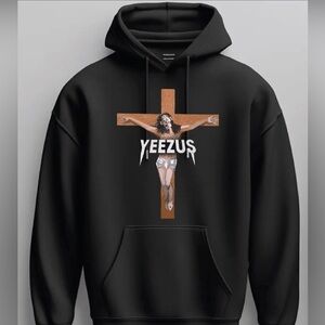Kanye West Yeezys Cross Pullover Hoodie Sweater Rap  …